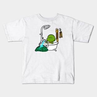 Bath and Shower - Shell We Clean Kids T-Shirt